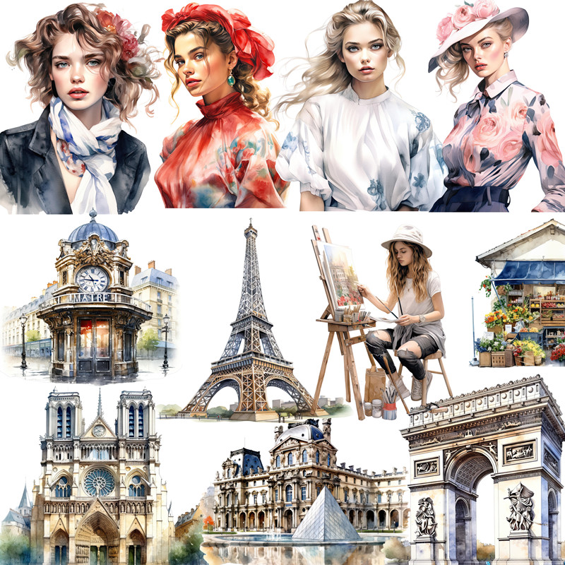 Kids Toys Paris - Vogue Paris stiker kerajinan dan stiker