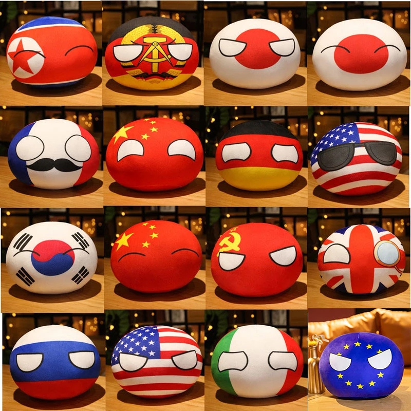 Kids Toys Uk - Mainan Liontin Mewah Bola Negara 10Cm