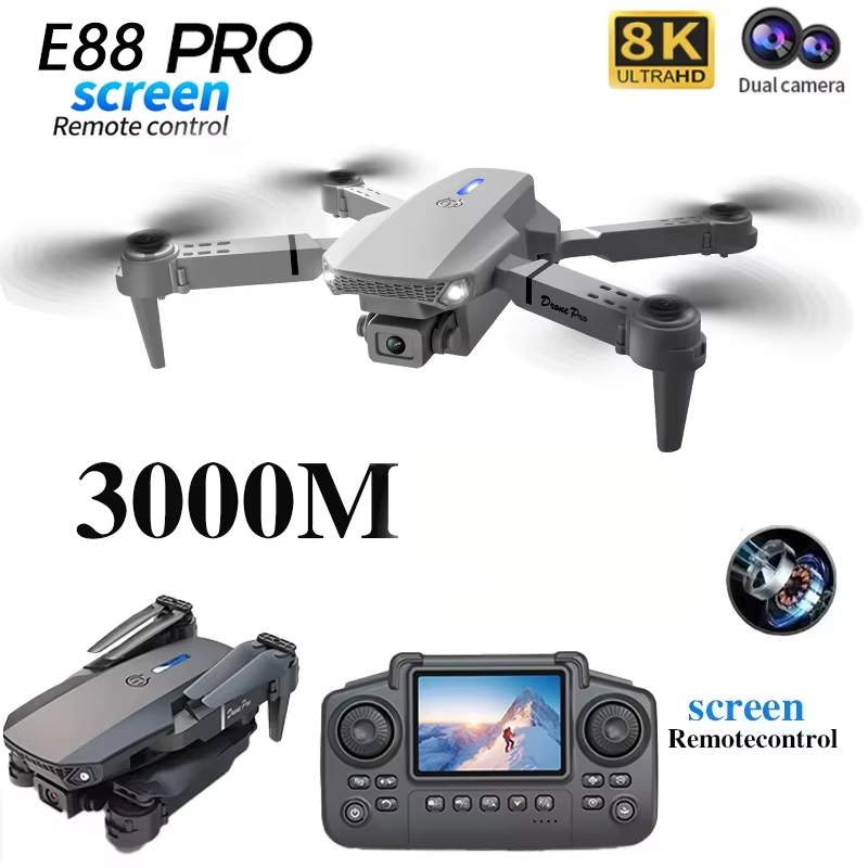 Xiaomi Kids Toys - Drone E88 Baru 2026 Kamera 8K