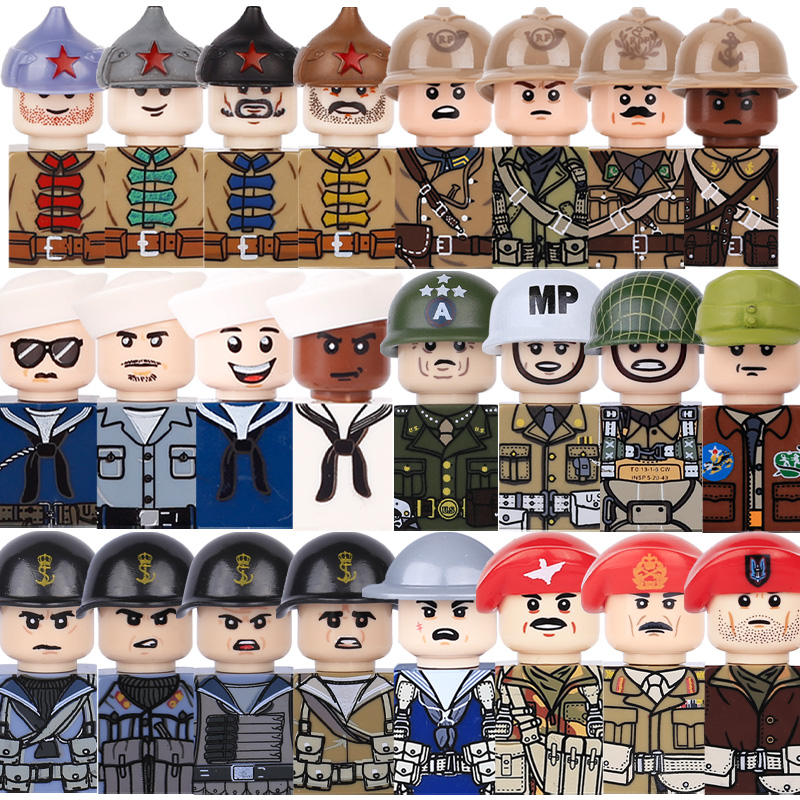 Kids Toys Uk - Mainan Anak-anak WW2 Tentara Militer Figur