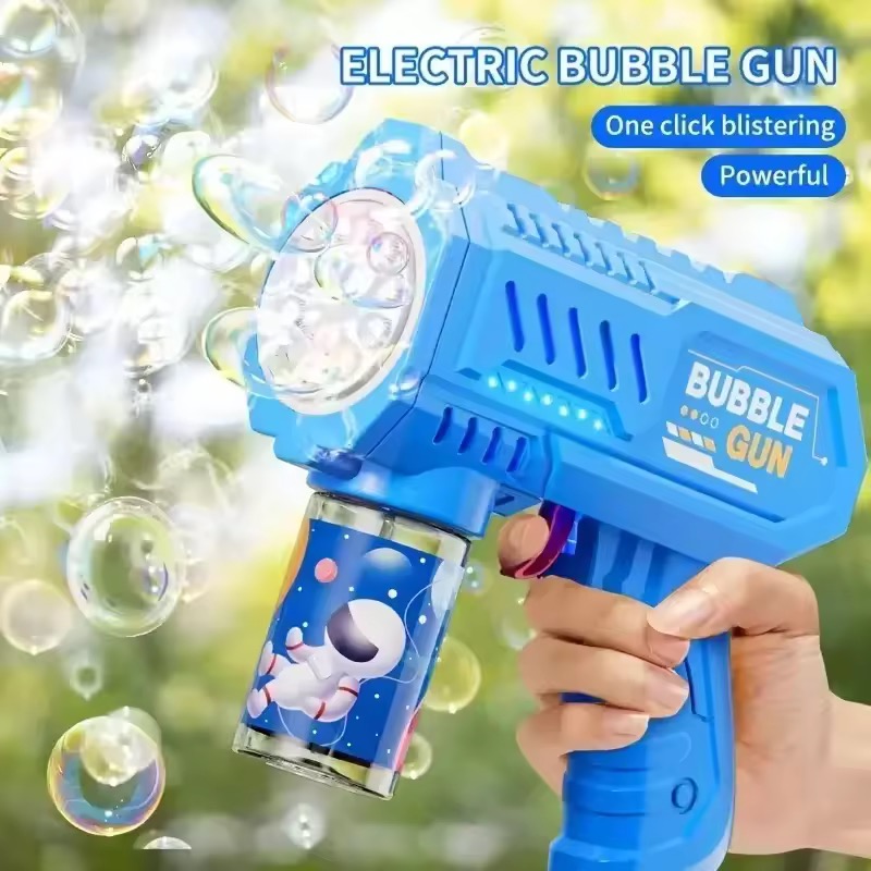 Kids Toys Packaging - Mesin Gelembung Otomatis, Peniup Gelembung Multi-Lubang,