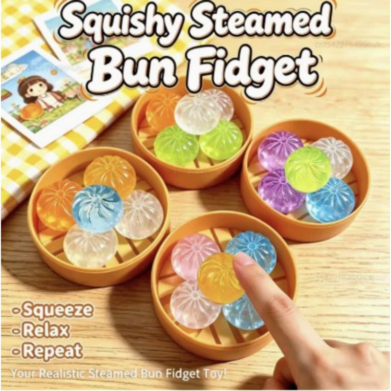 Mini Crystal Bun Squeezing Le  - Kids Toys Under $5 ulasan dan harga