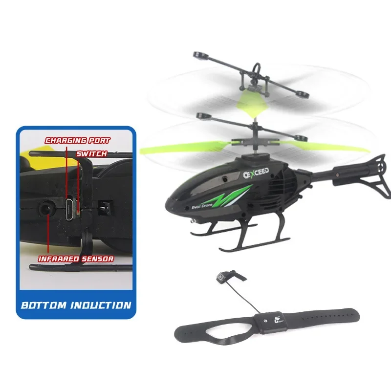 Helikopter RC Mini 2 Saluran d - Kids Toys Channel ulasan dan harga