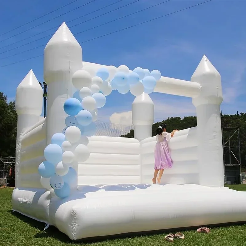 3M/4M Putih/Hitam Kastil Tiup  - Kids Toys Rental ulasan dan harga