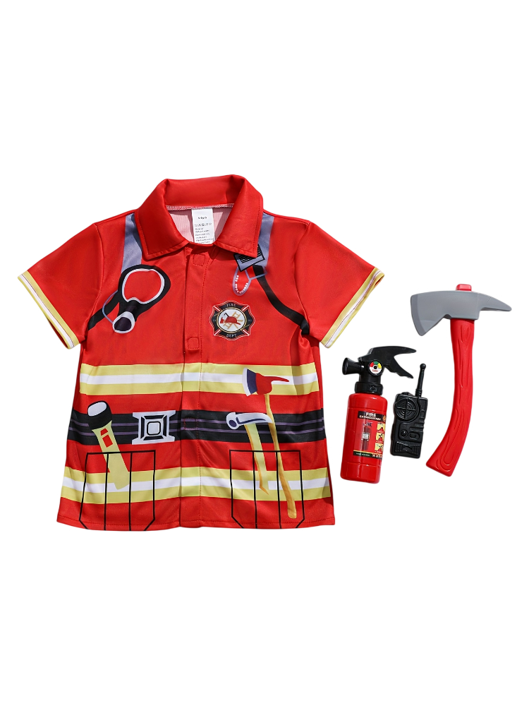 Kemeja Gaya Pemadam Kebakaran  - Kids Toys Supplier ulasan dan harga