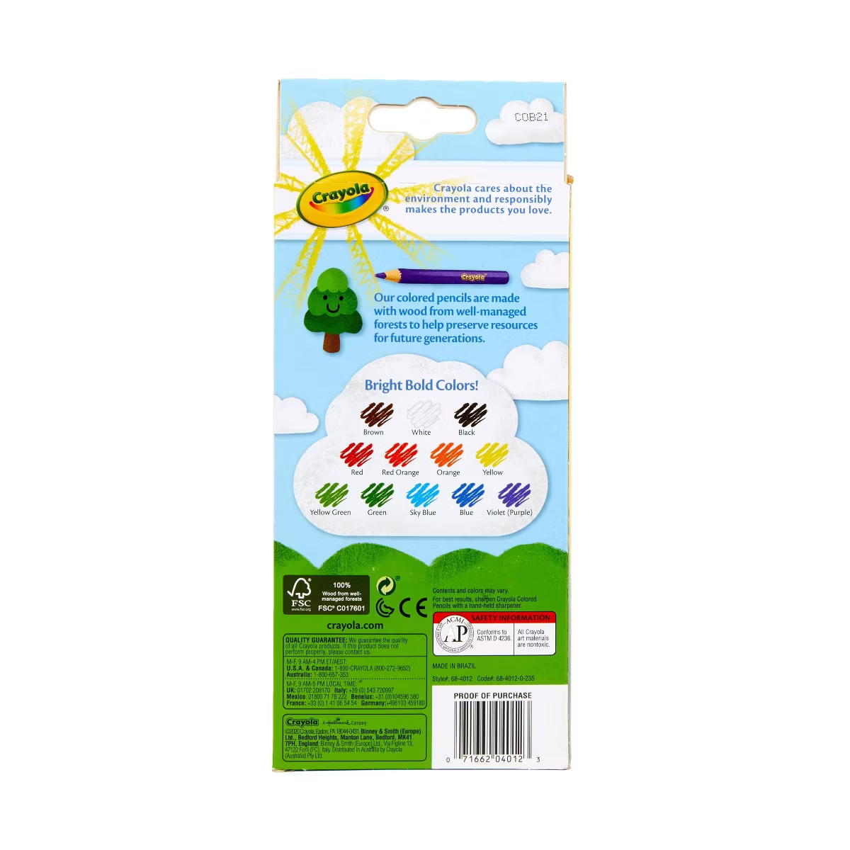 Pensil Warna Crayola 12ct Suda - Crayola Art Supply ulasan dan harga