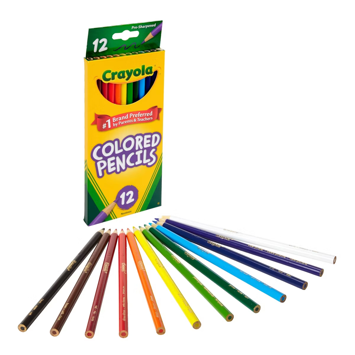 Pensil Warna Crayola 12ct Suda - Crayola Art Supply ulasan dan harga