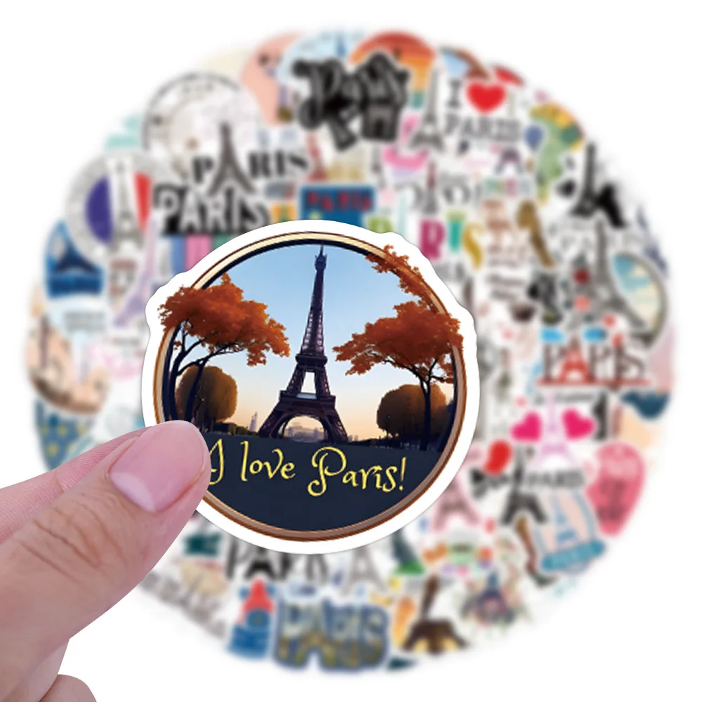 110 Buah Stiker Perancis Paris - Kids Toys Paris ulasan dan harga