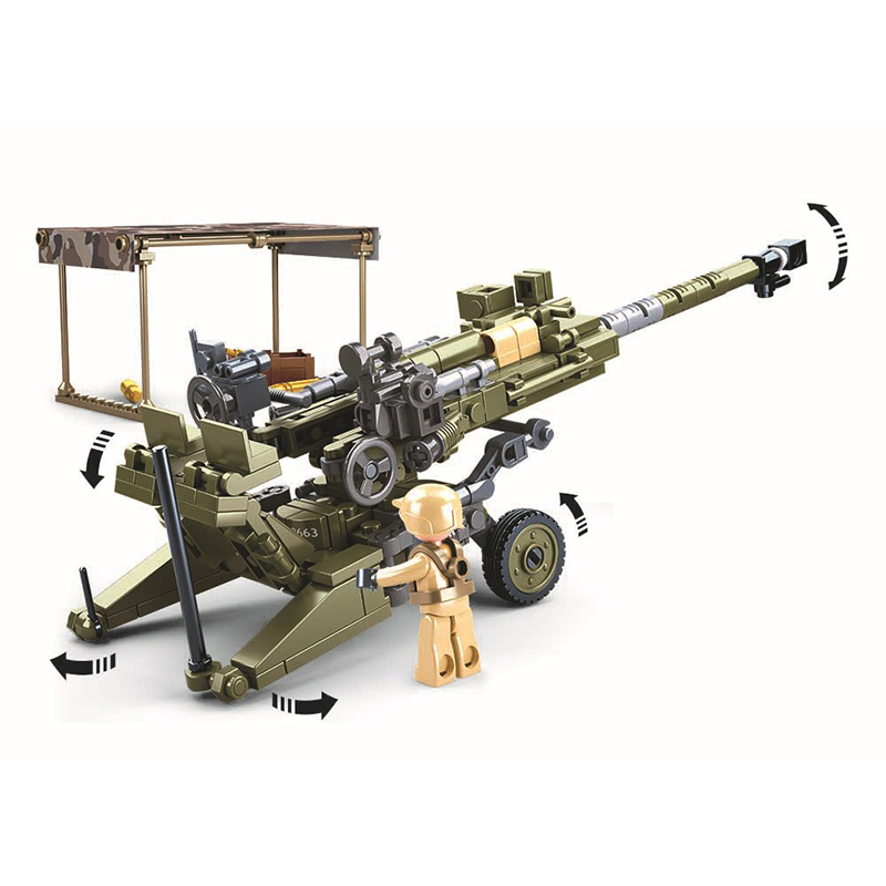 Militer WW2 M777 Meriam Lapang - Kids Toys Uk ulasan dan harga